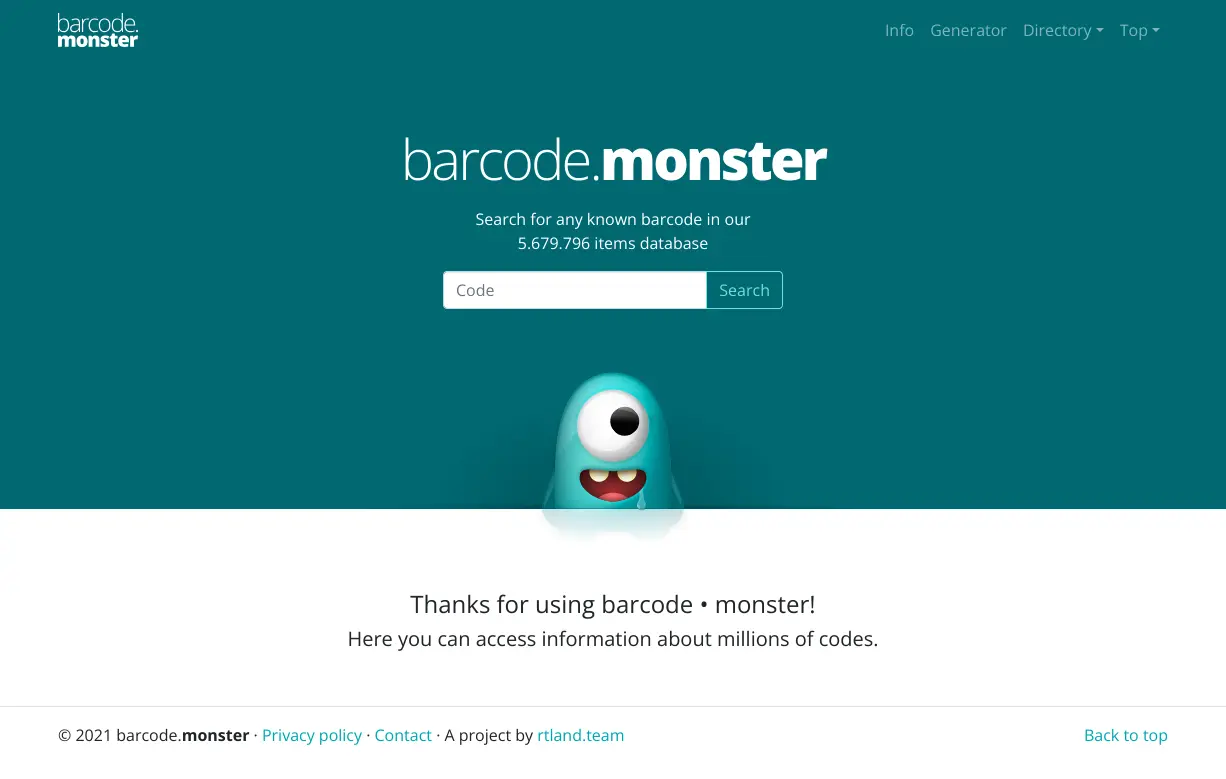 Screenshot 2 of barcode.monster