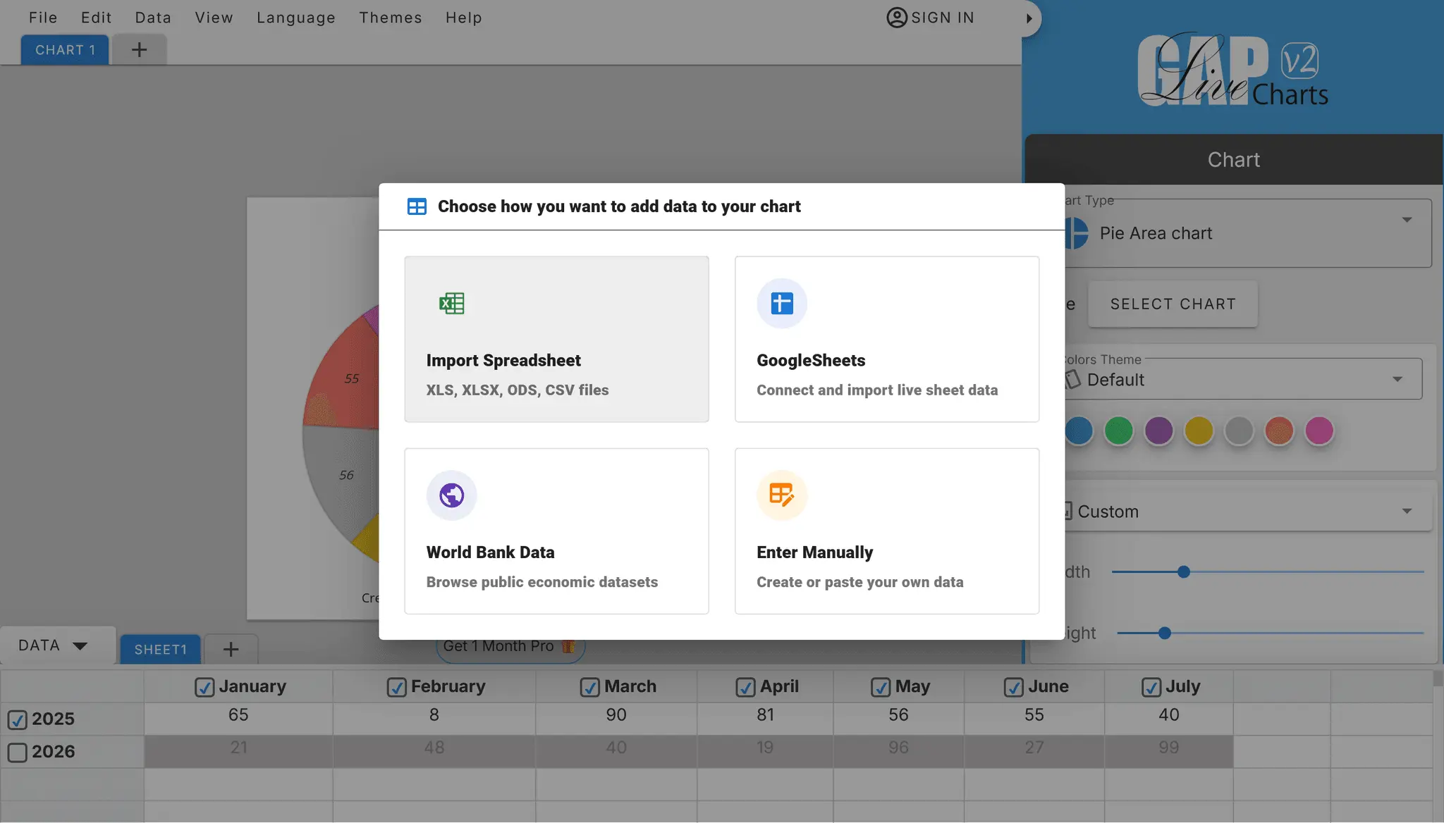 Screenshot 2 of LiveGap Charts