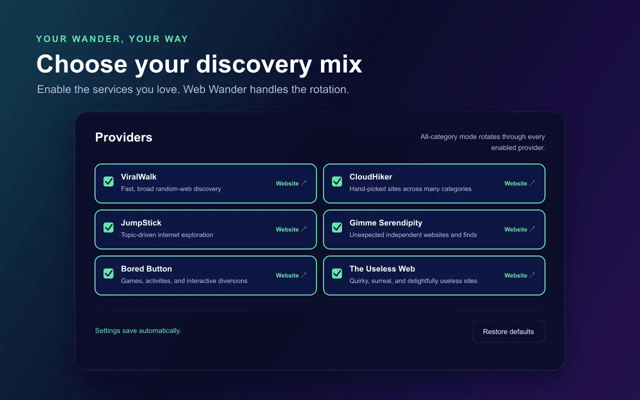 Screenshot 4 of Web Wander