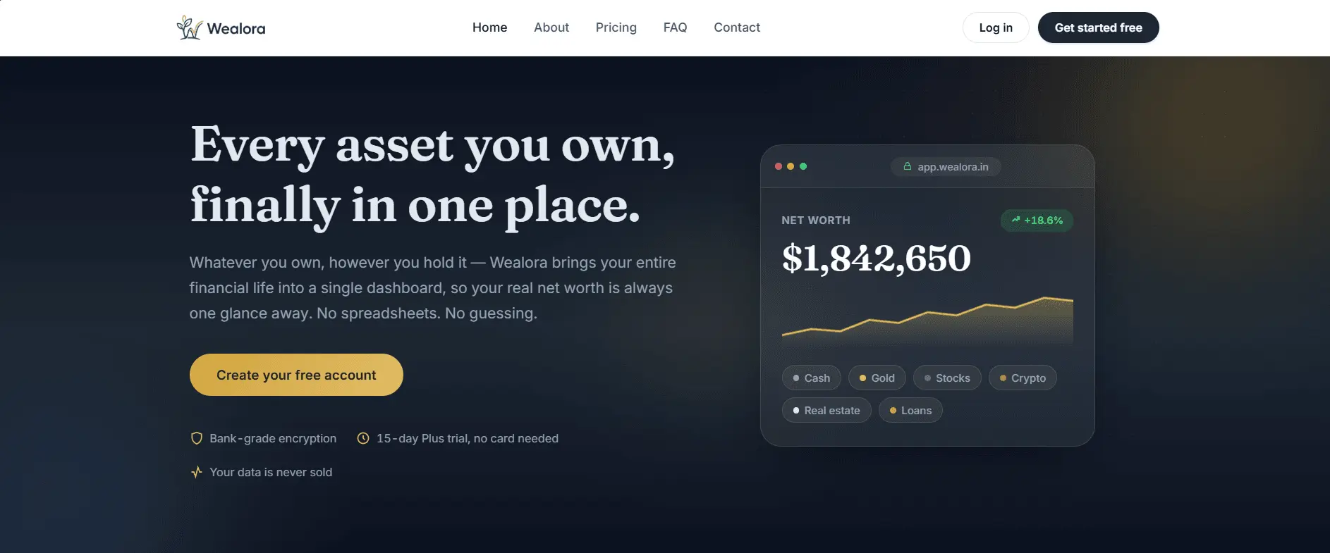 Screenshot 1 of Wealora