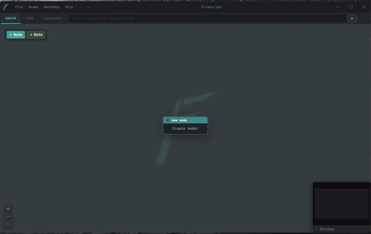 Screenshot 1 of FlowScript