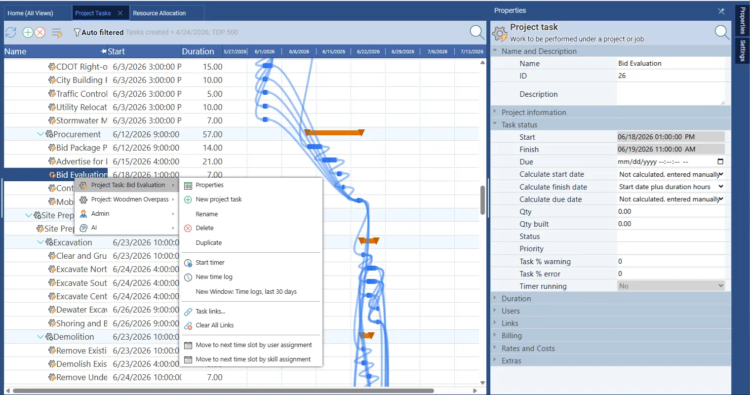 Screenshot 5 of Maverick Project Scheduler