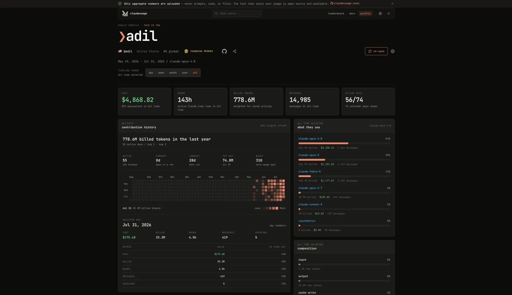 Screenshot 3 of Claude Usage