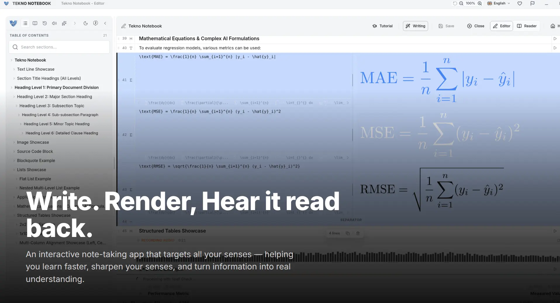 Screenshot 1 of Tekno Notebook