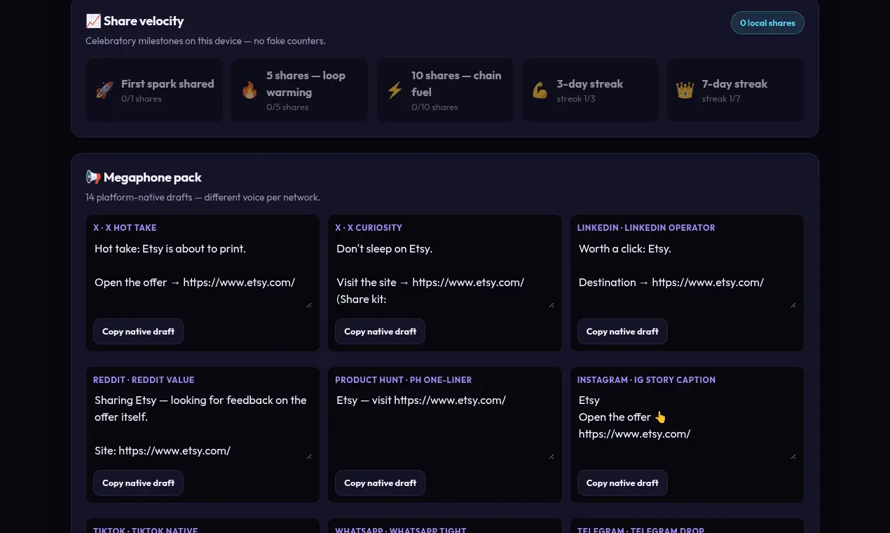 Screenshot 5 of ViralSpark