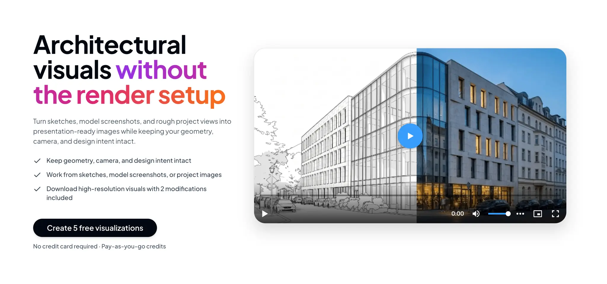 Screenshot 1 of QuickArchViz