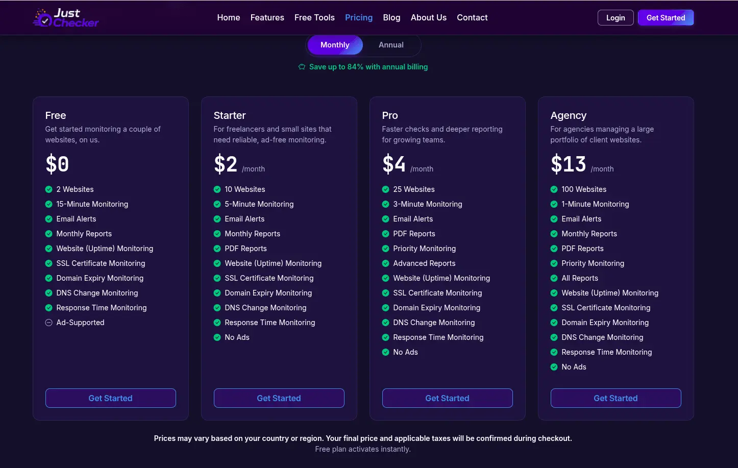 Screenshot 2 of JustChecker