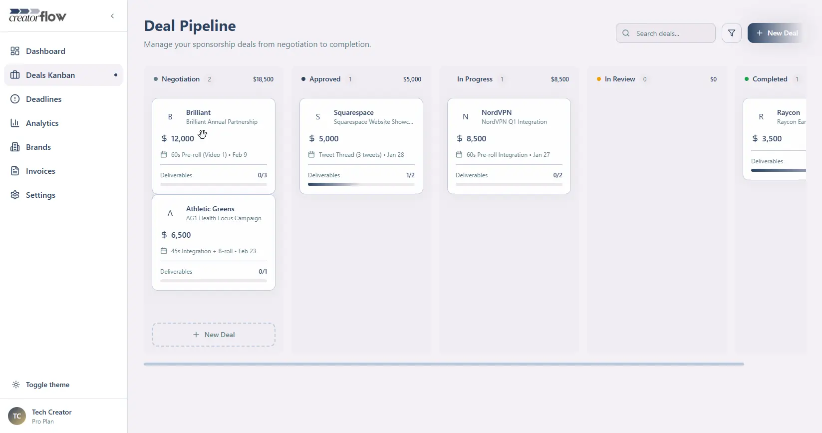 Screenshot 2 of Creator Flow