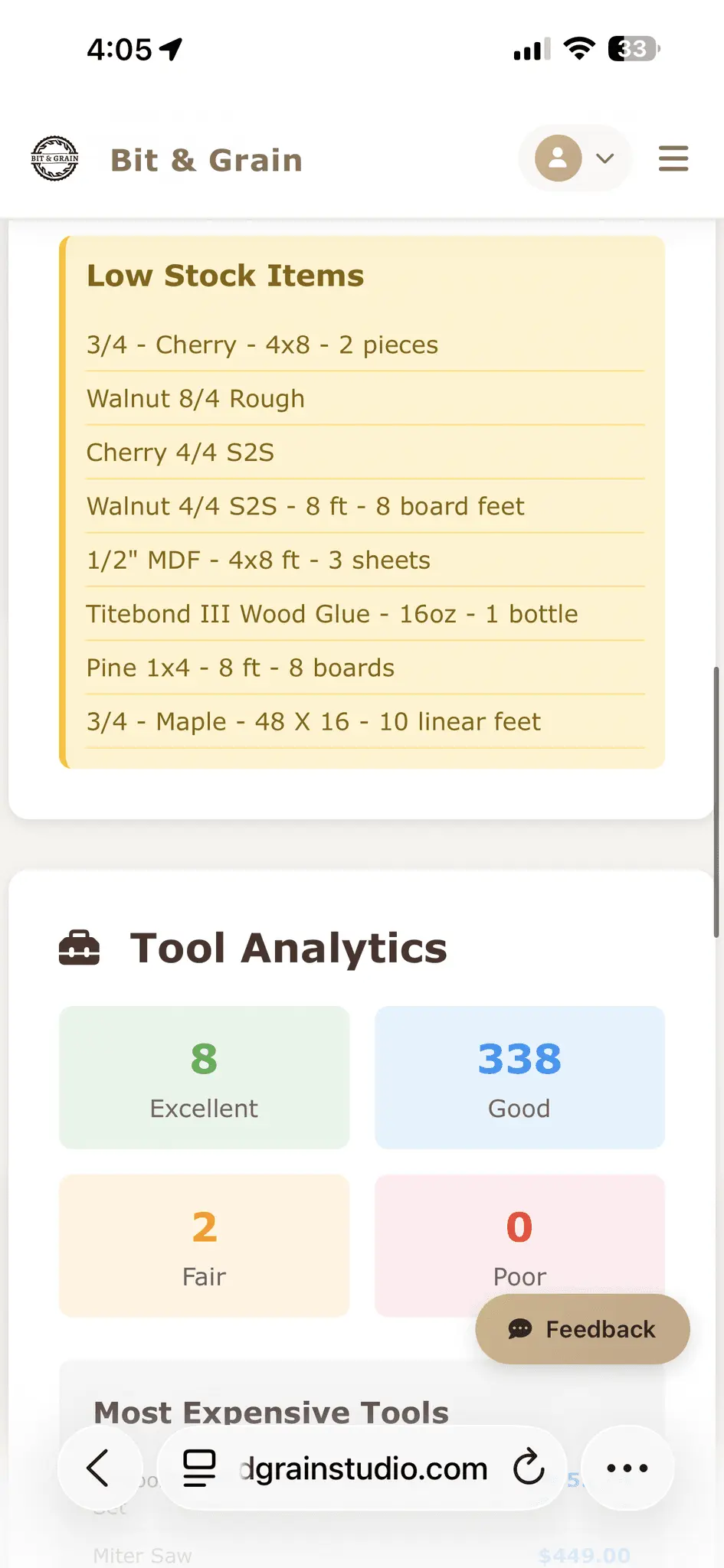 Screenshot 1 of Bit & Grain
