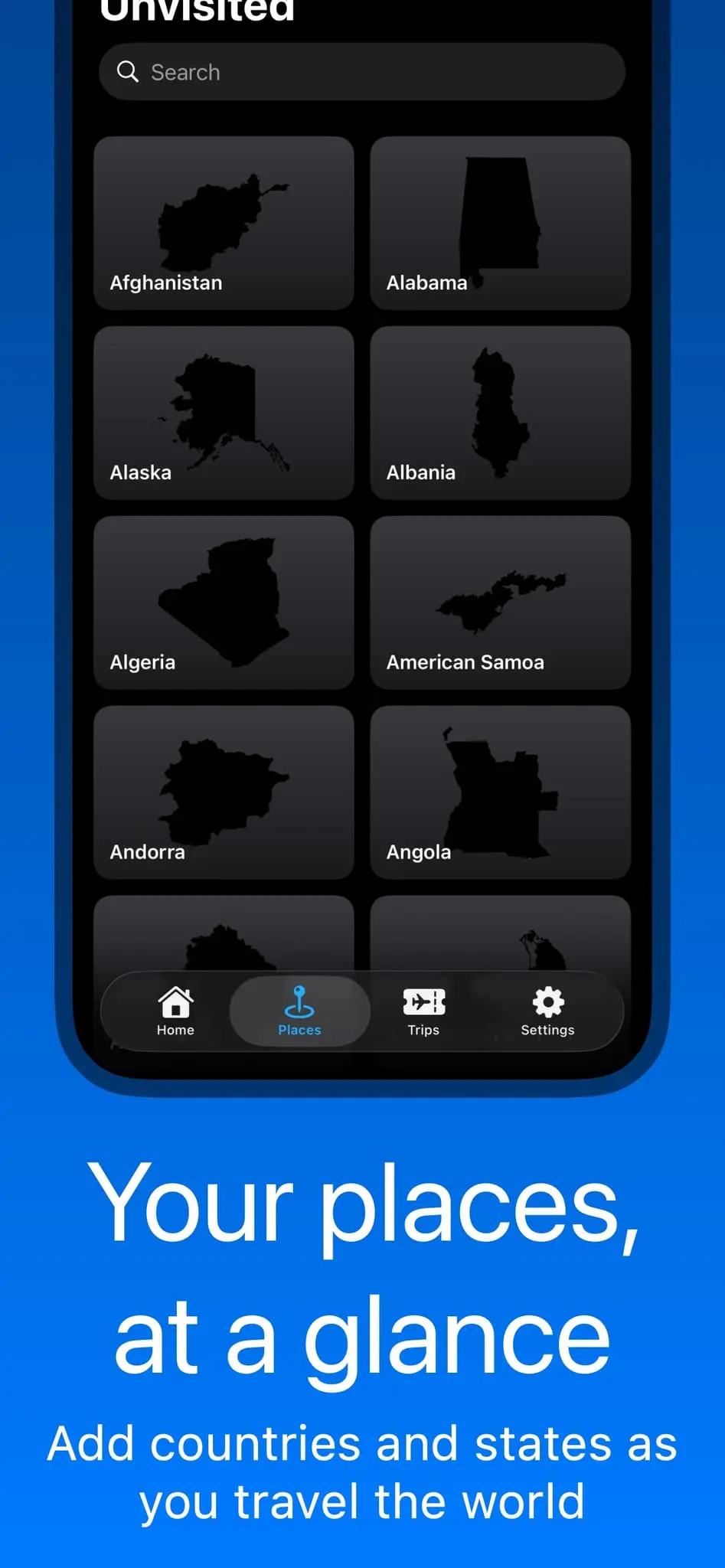 Screenshot 3 of Travel Tracker