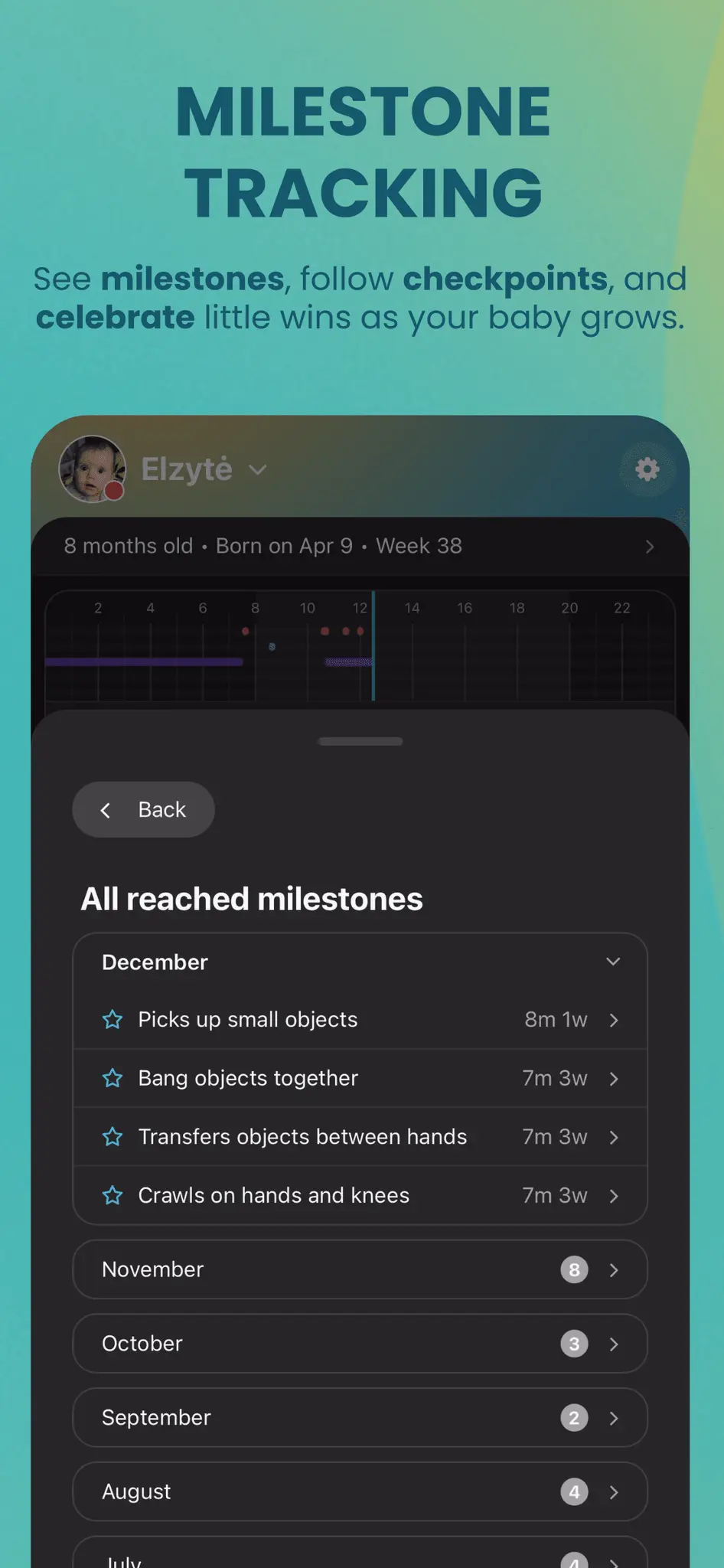 Screenshot 8 of Nurtura Daily: Baby Tracker
