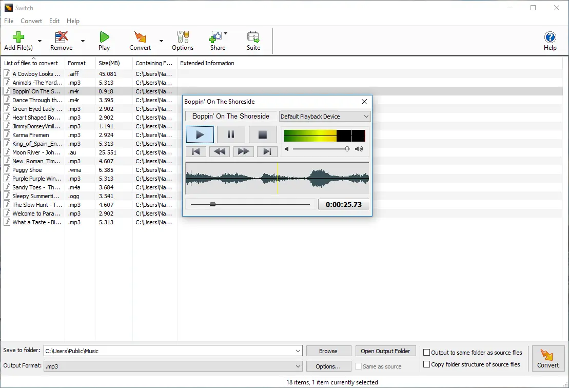 Screenshot 5 of Switch: Newly AI-powered audio converter