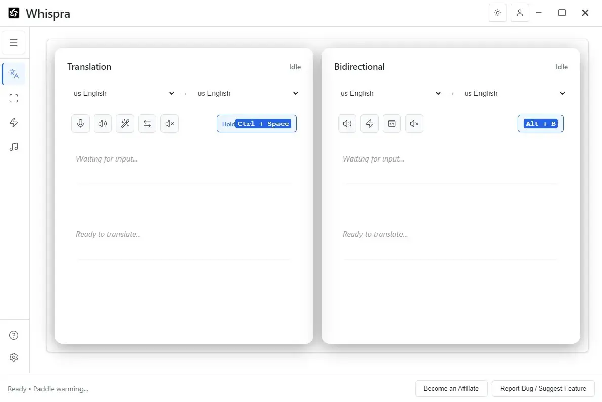 Screenshot 1 of Whispra
