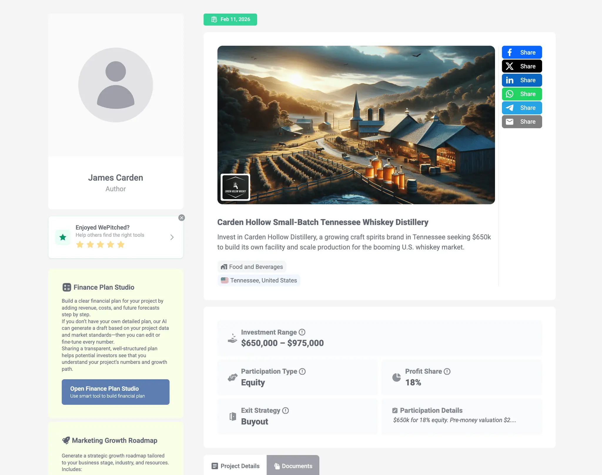 Screenshot 3 of WePitched