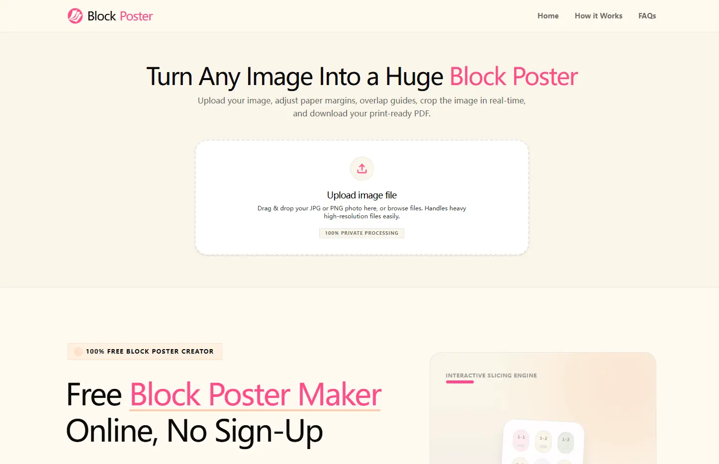 Screenshot 1 of Block Poster Maker