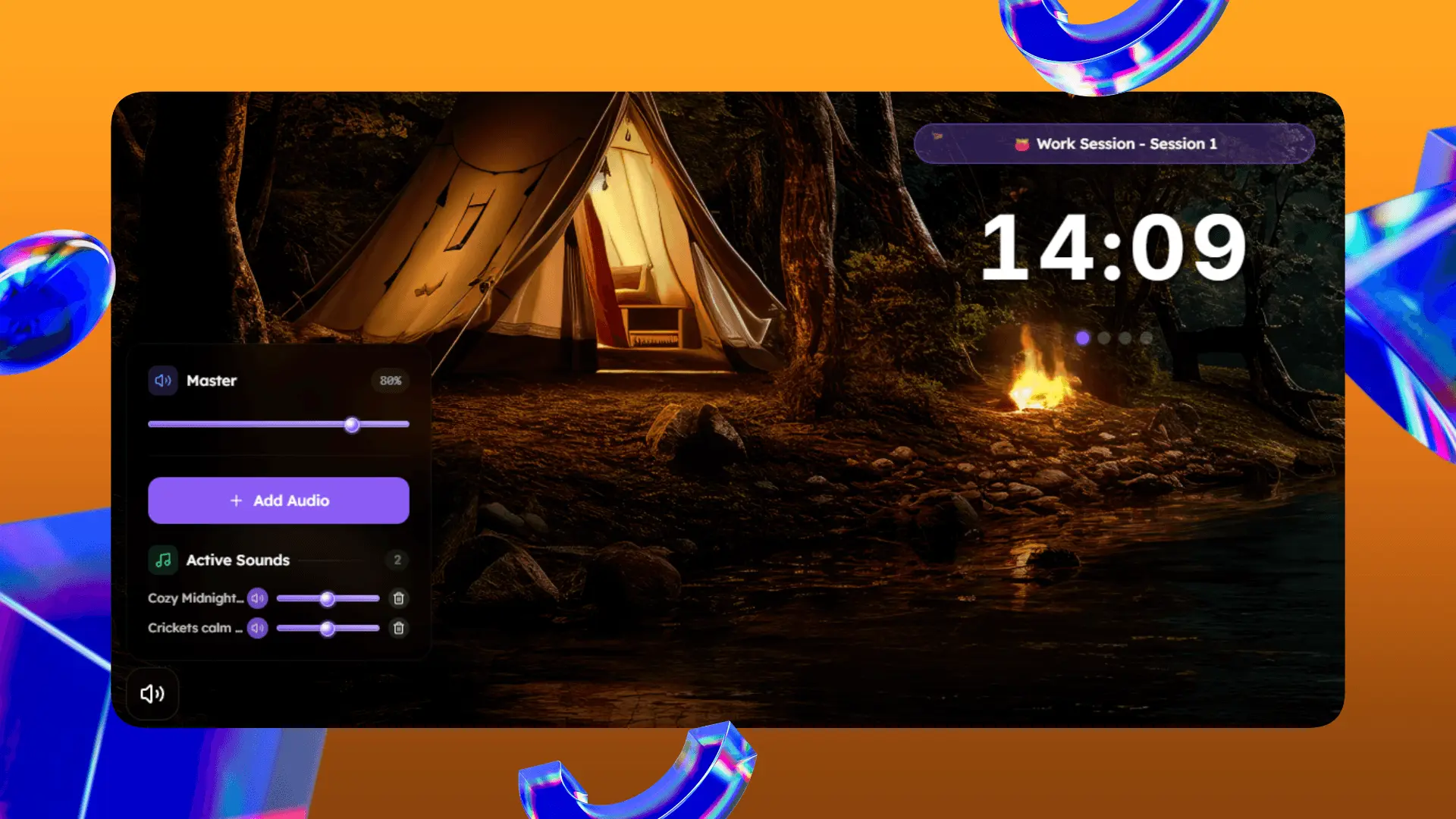 Screenshot 3 of SootheScreen: Relaxing Ambient Sounds