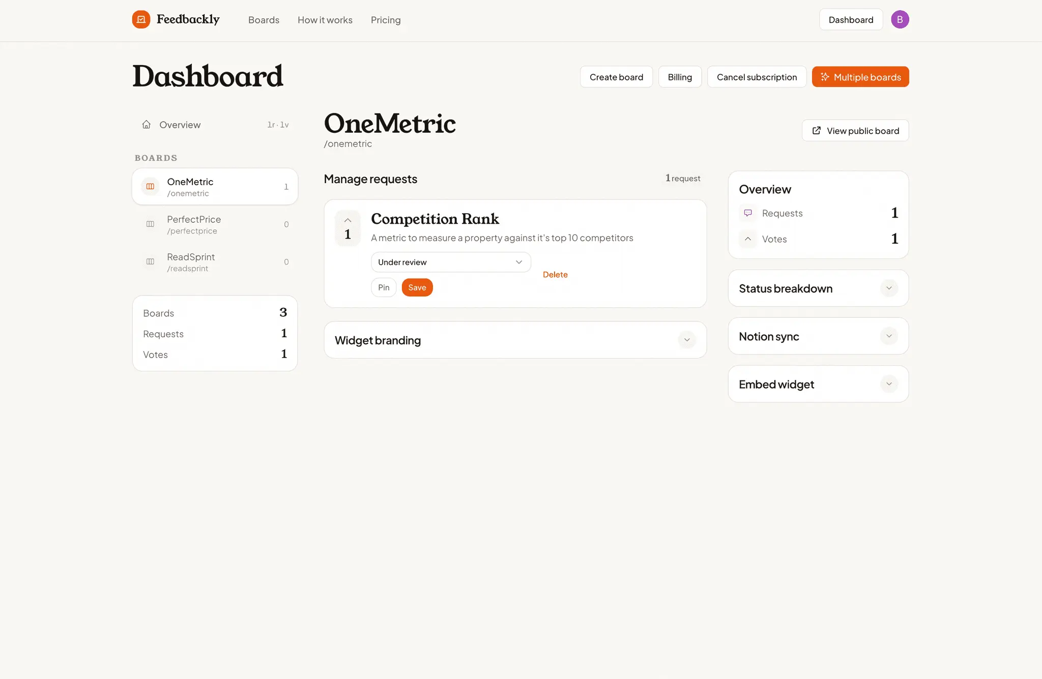 Screenshot 2 of Feedbackly
