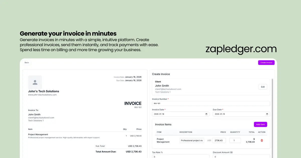 Screenshot 4 of zapledger