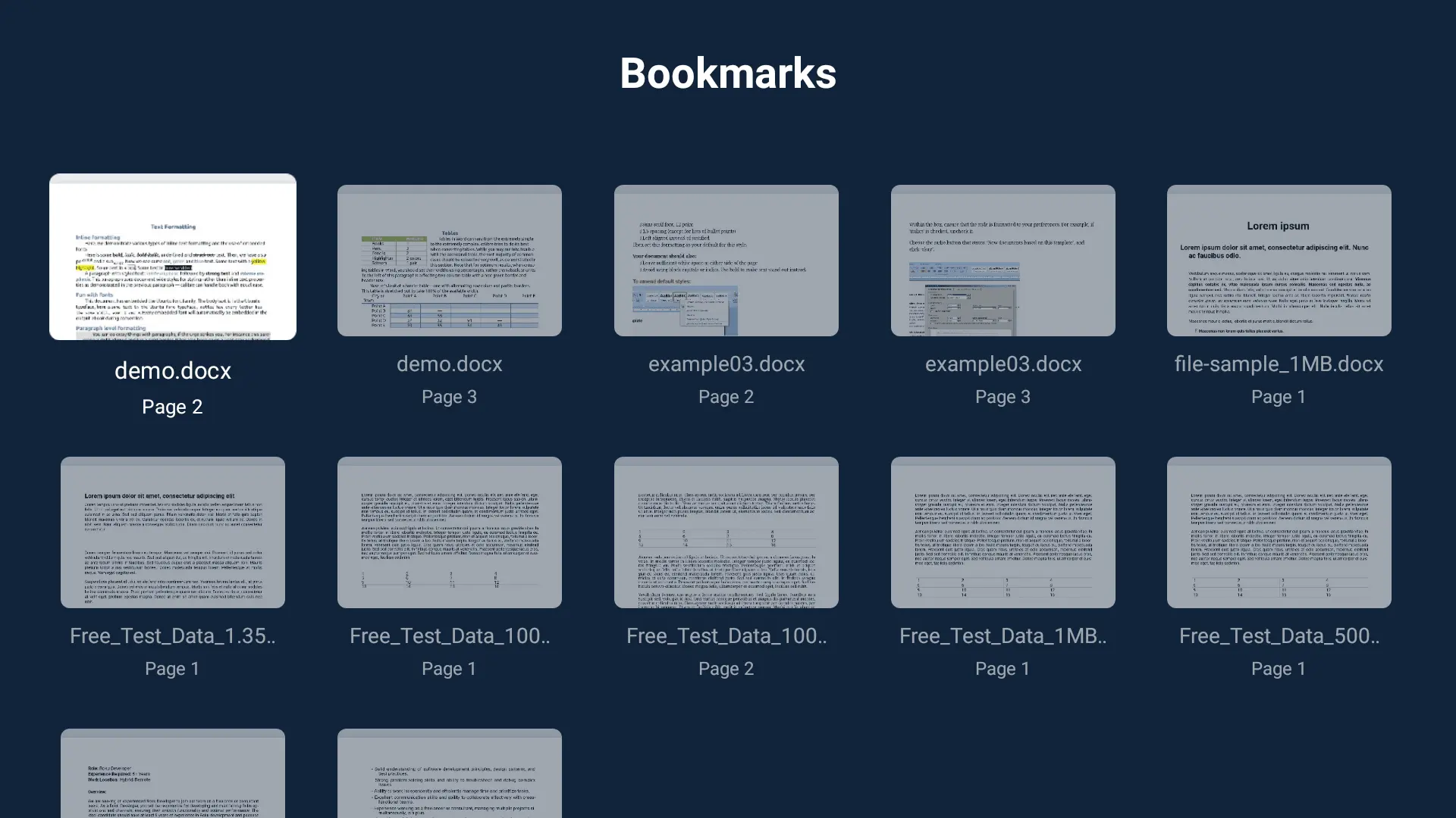 Screenshot 5 of TV DocX Viewer
