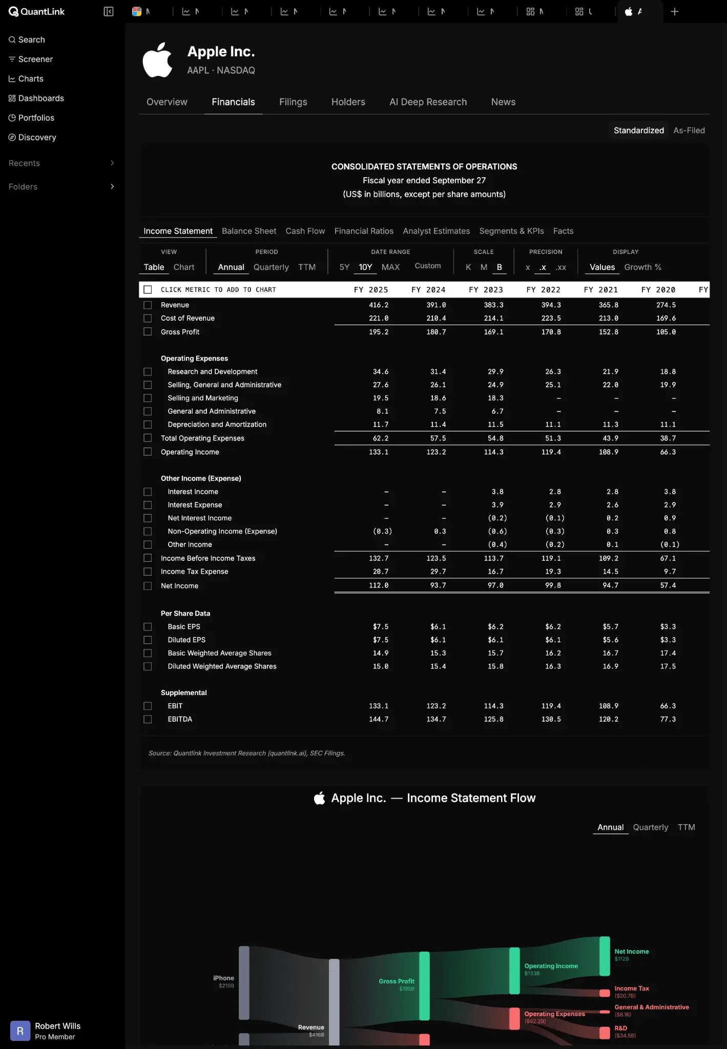 Screenshot 1 of QuantLink