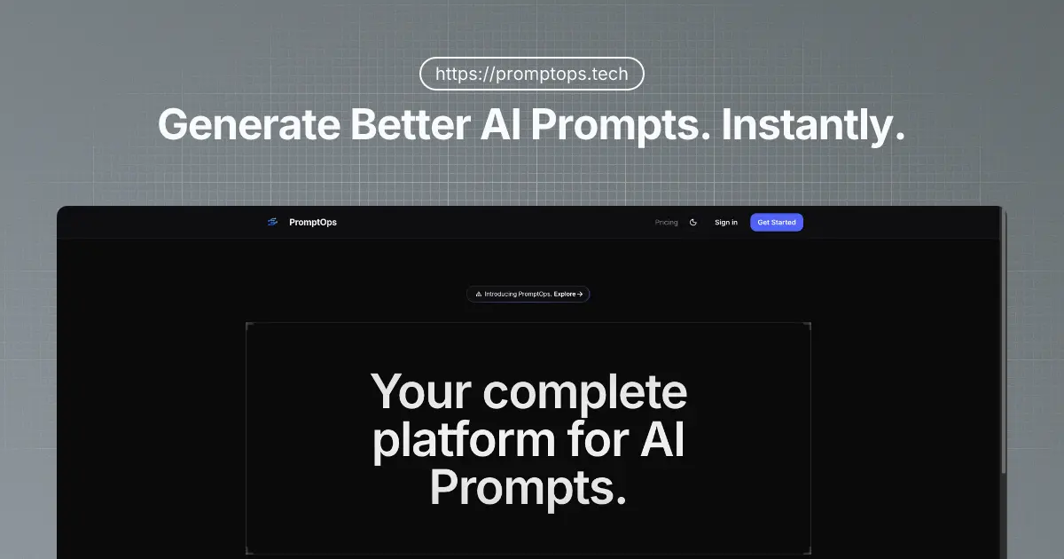 Screenshot 1 of PromptOps