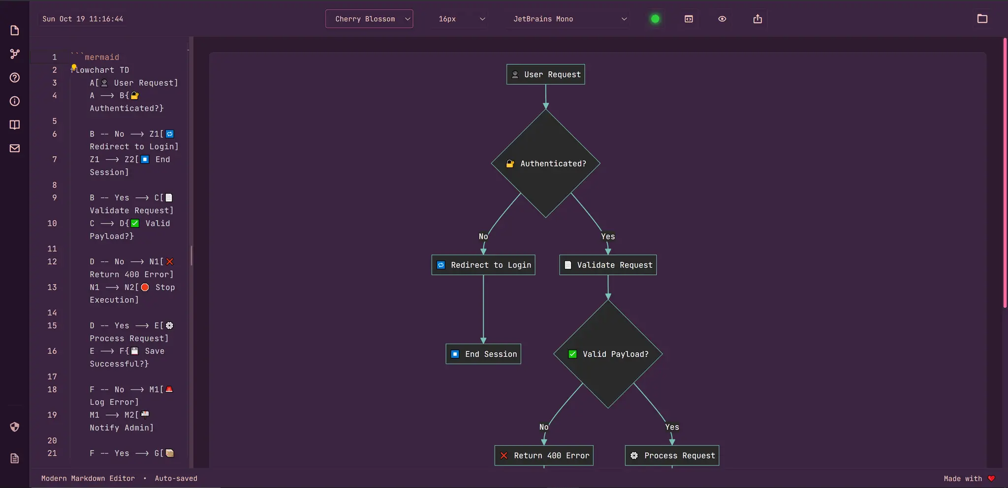 Screenshot 5 of Modern Markdown Editor