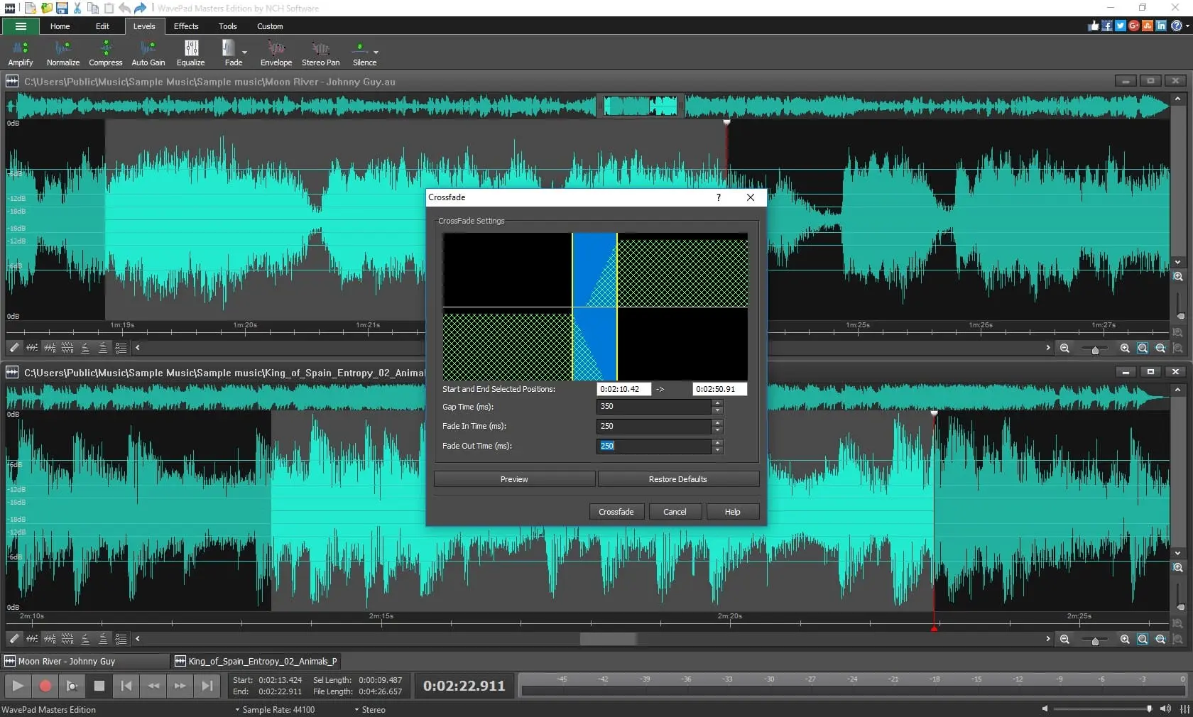 Screenshot 2 of WavePad: AI-powered audio editing