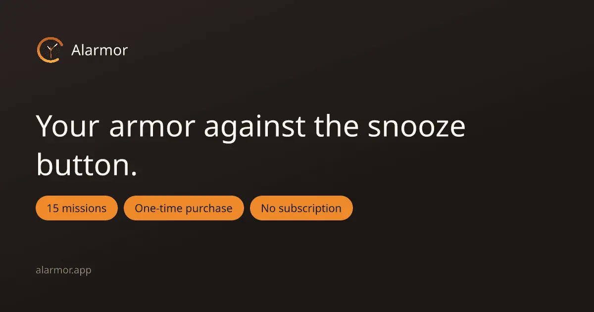 Screenshot 1 of Alarmor