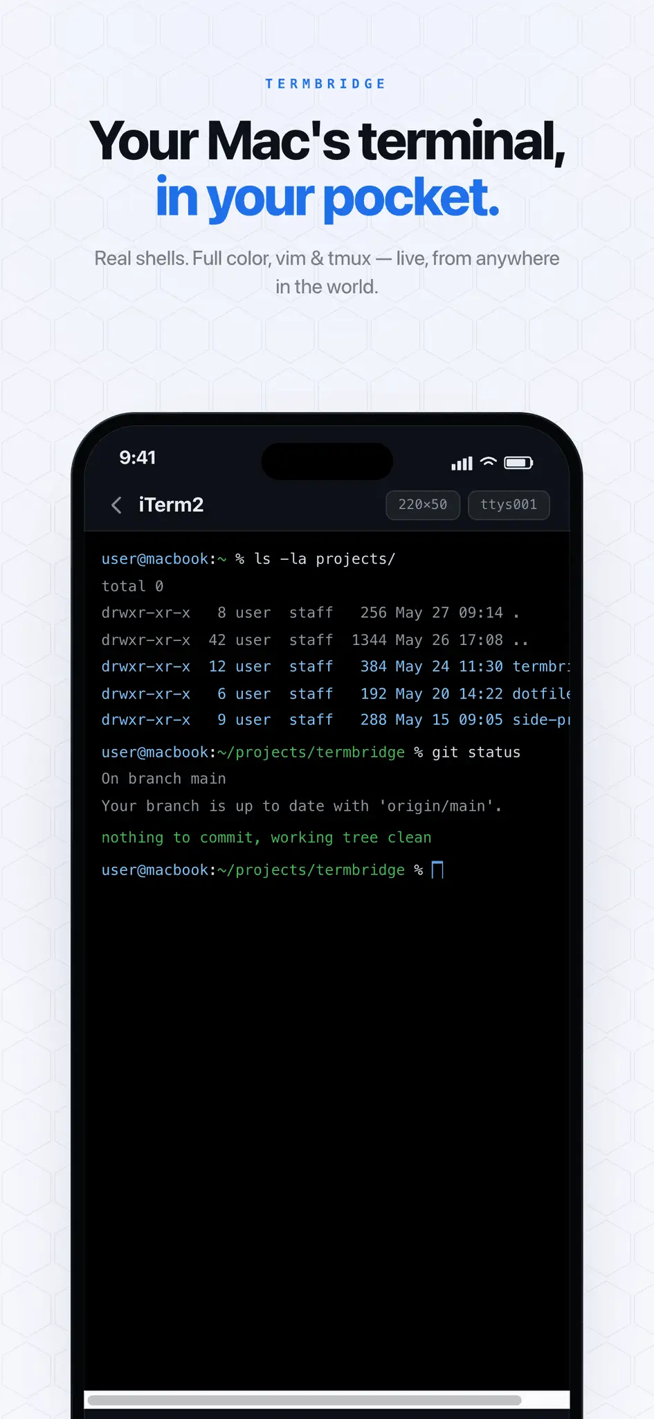 Screenshot 2 of TermBridge