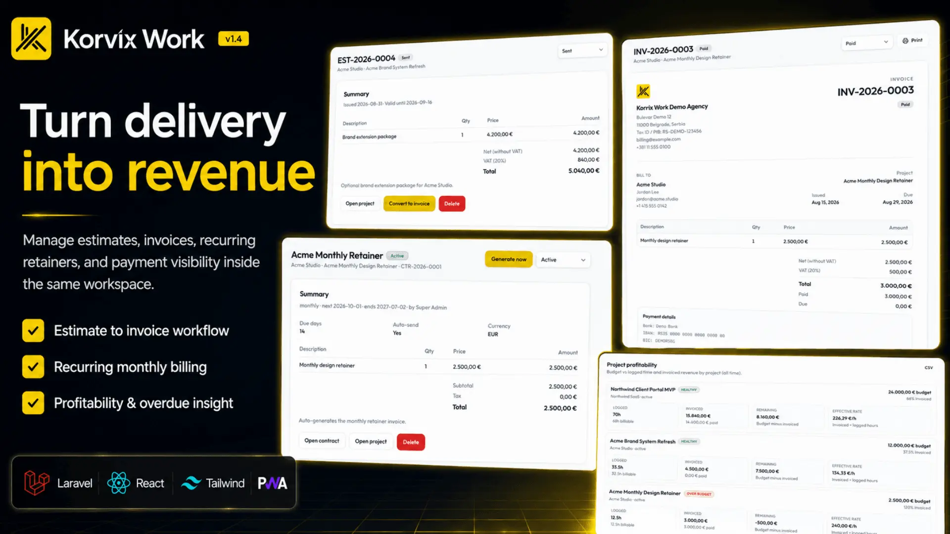Screenshot 4 of Korvix Work