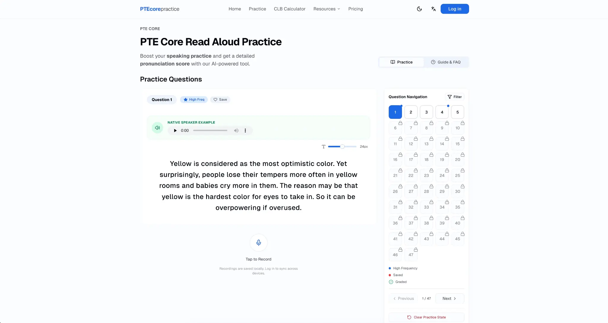 Screenshot 6 of PTE Core Practice