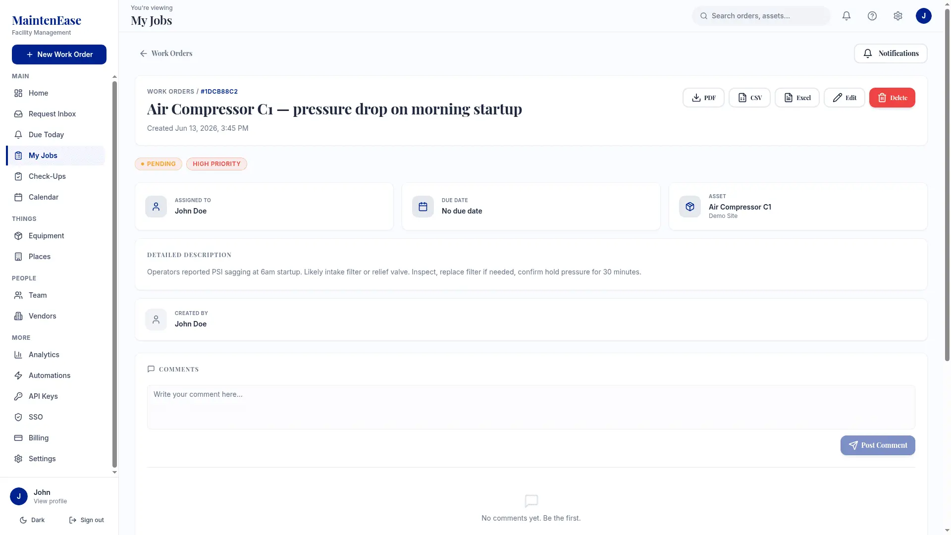 Screenshot 5 of MaintenEase