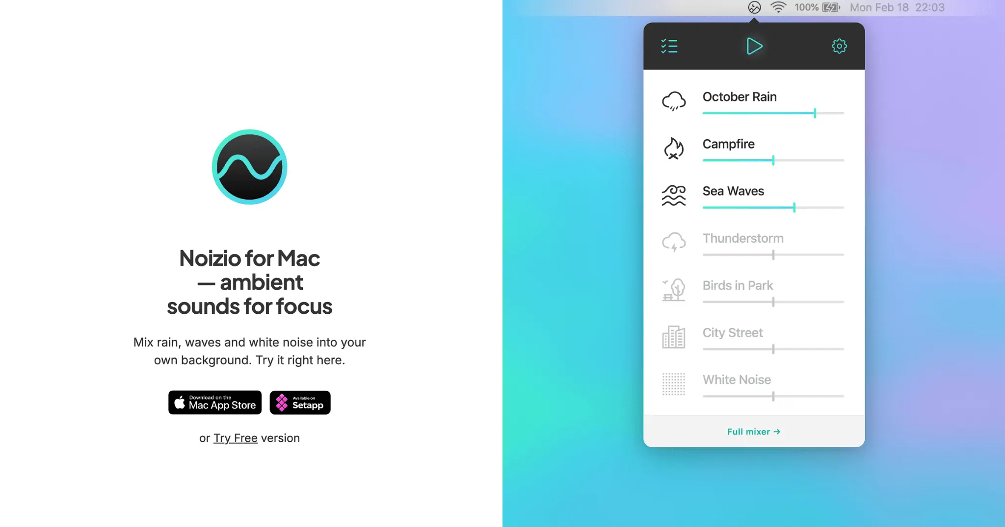 Screenshot 1 of Noizio