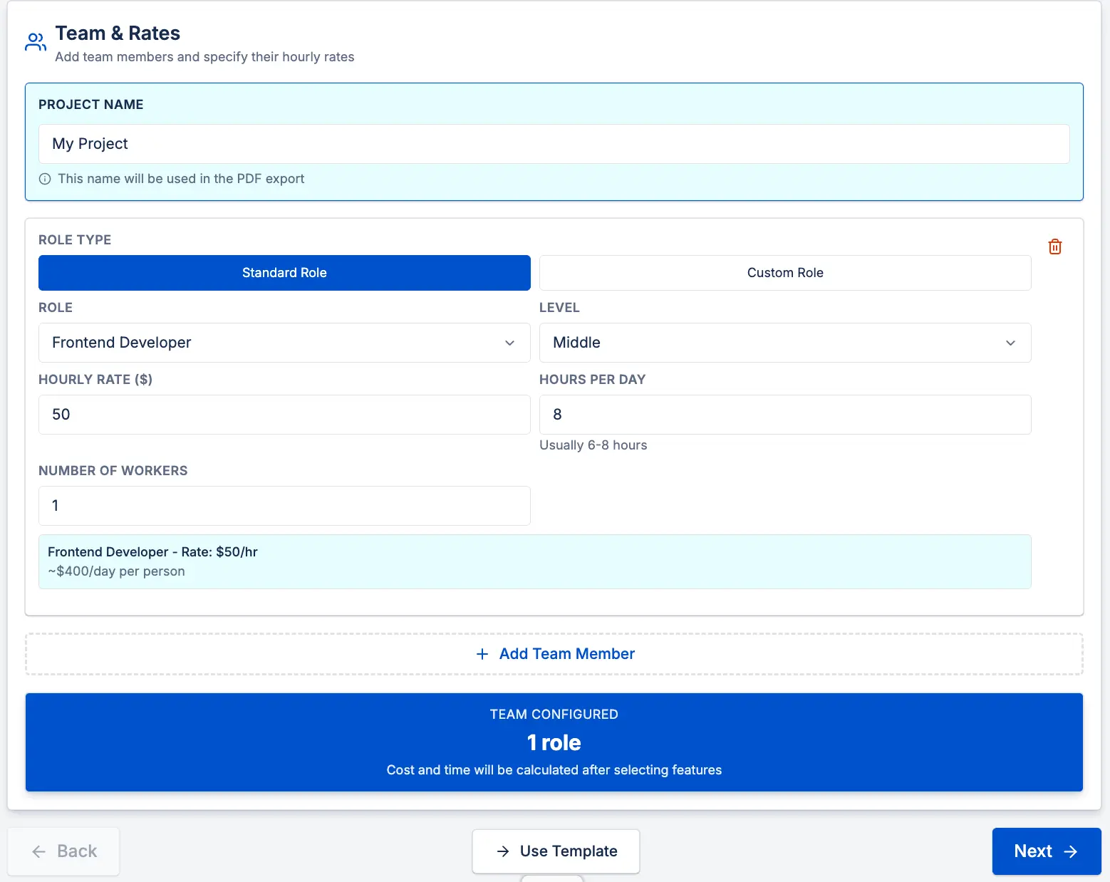 Screenshot 2 of Projecto