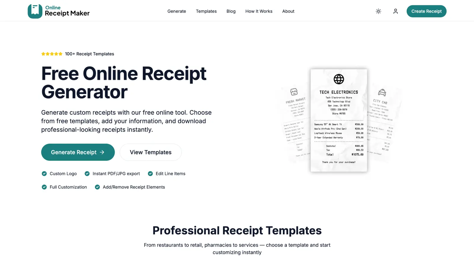 Screenshot 3 of Online Receipt Maker