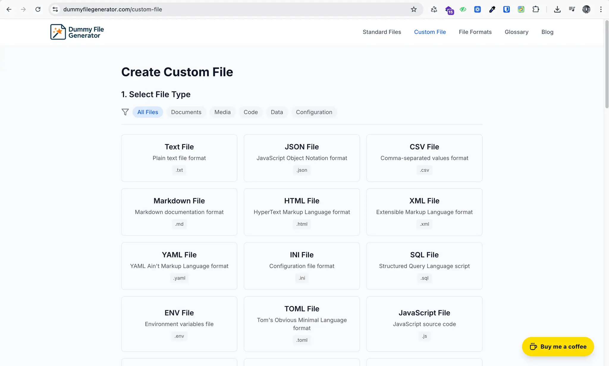 Screenshot 2 of Dummy File Generator