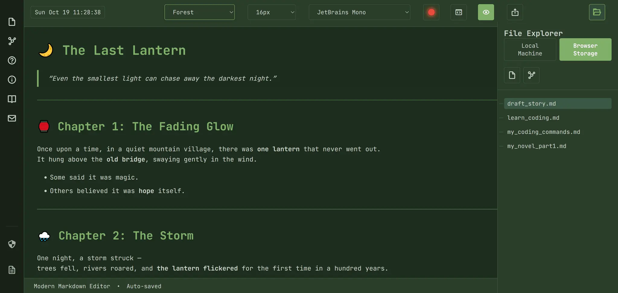 Screenshot 3 of Modern Markdown Editor