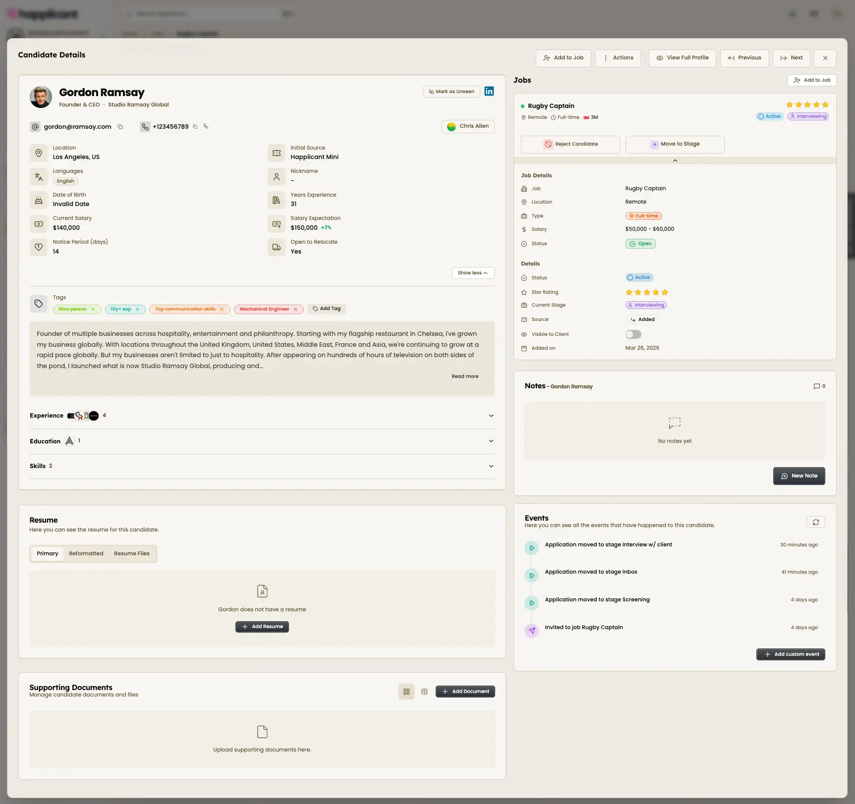 Screenshot 2 of Happlicant