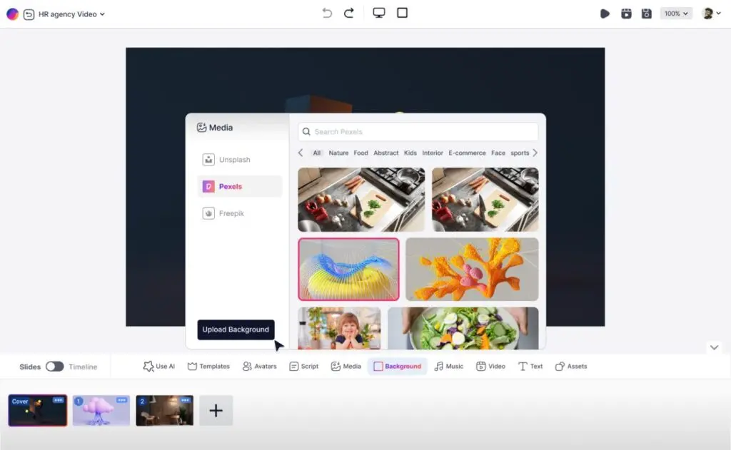 Screenshot 2 of vidBoard AI