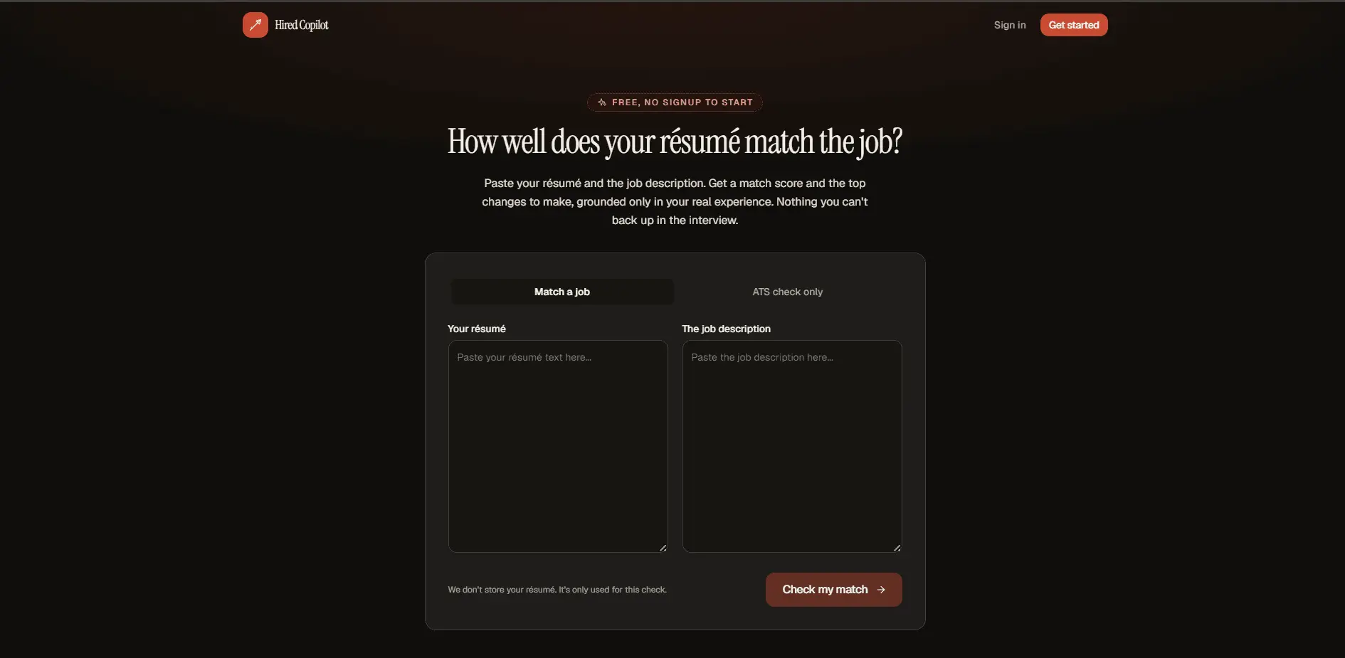 Screenshot 2 of HiredCopilot