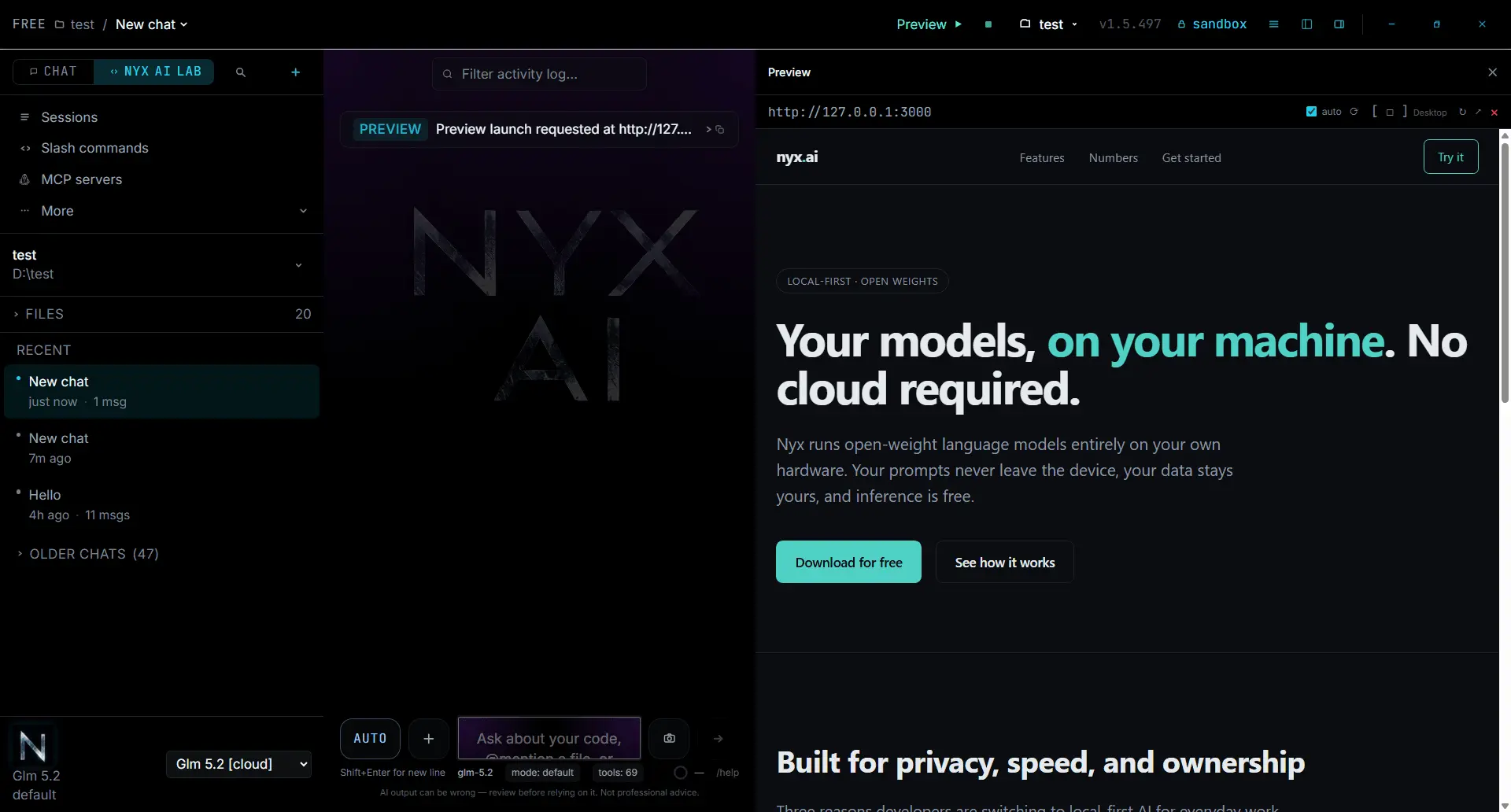 Screenshot 3 of NYX AI