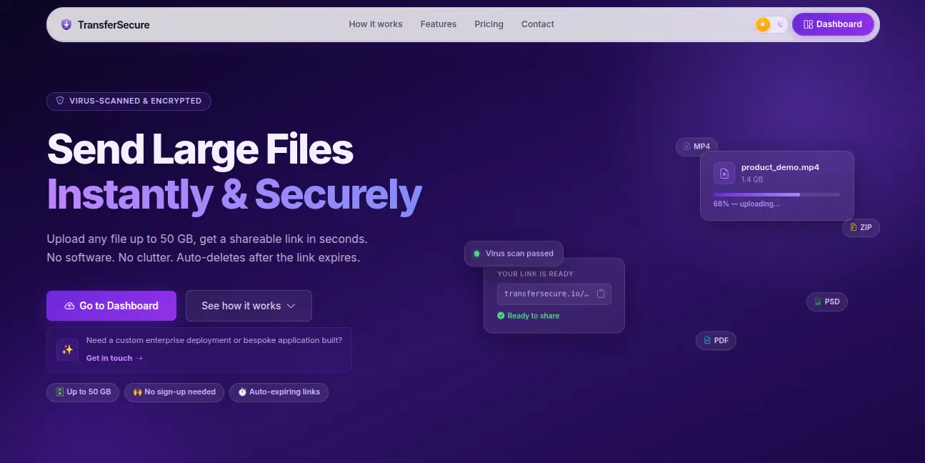 Screenshot 3 of TransferSecure