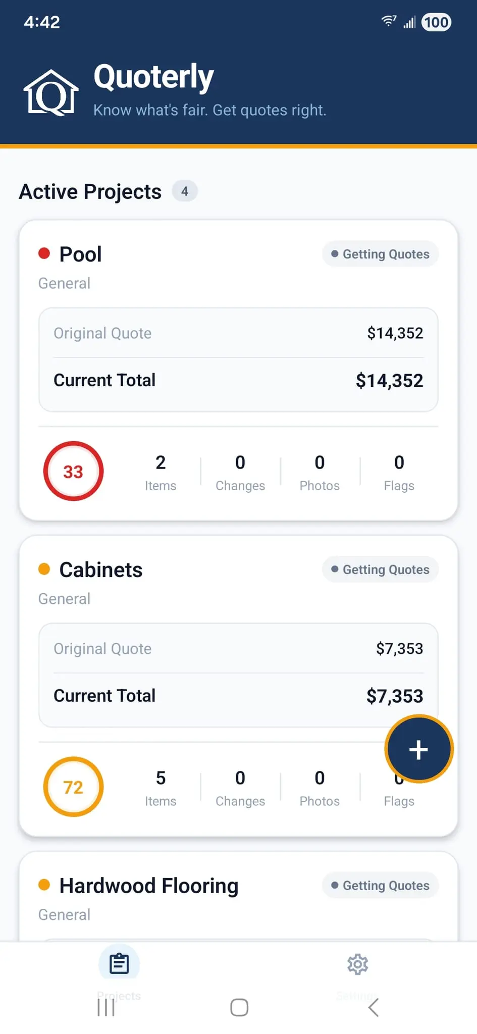 Screenshot 3 of Quoterly