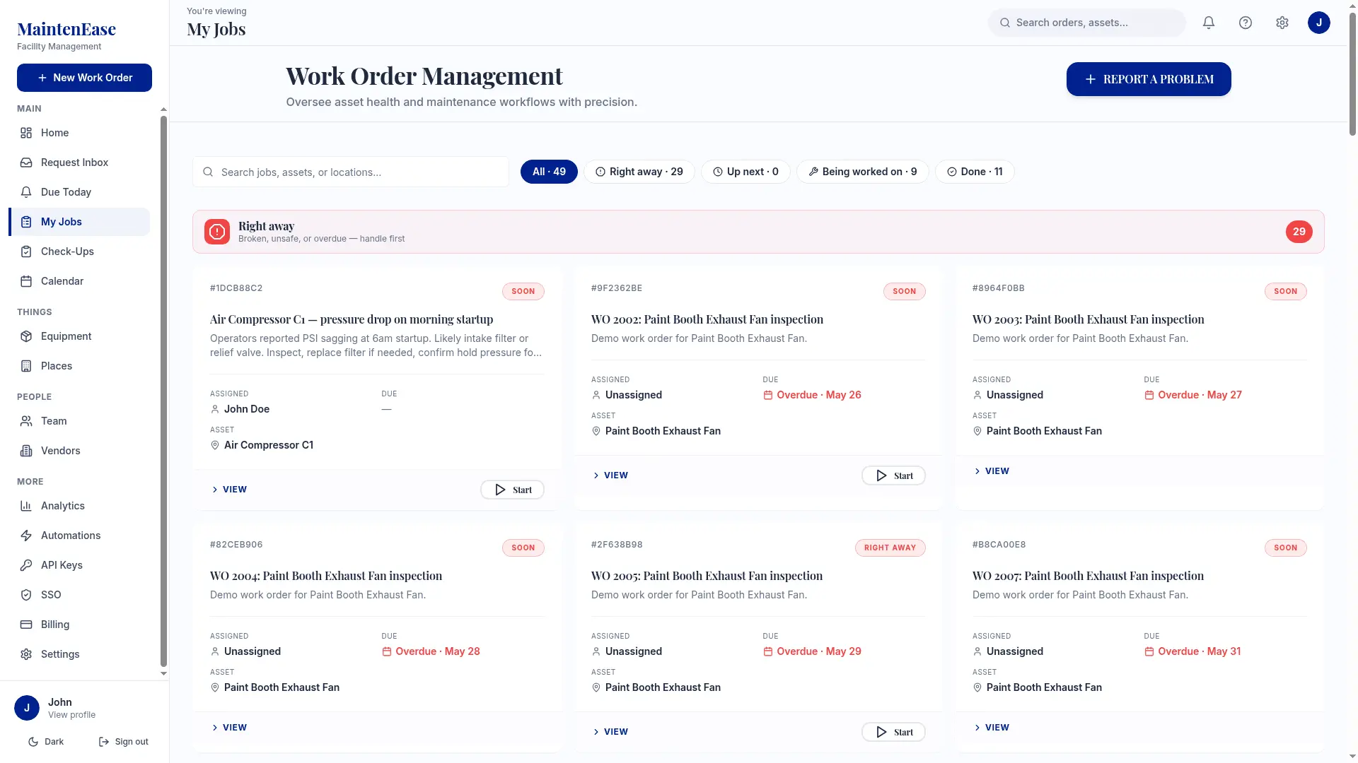 Screenshot 4 of MaintenEase