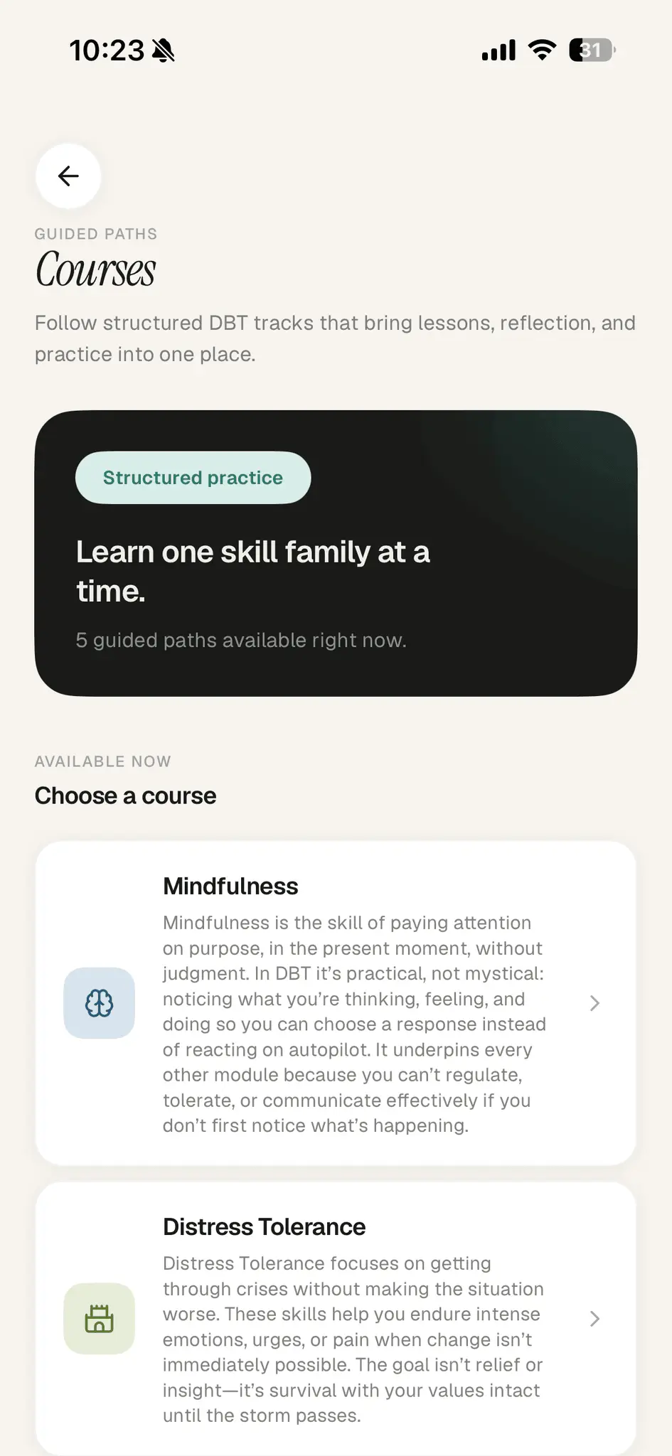 Screenshot 6 of WithMarsha | AI DBT Skills Coach