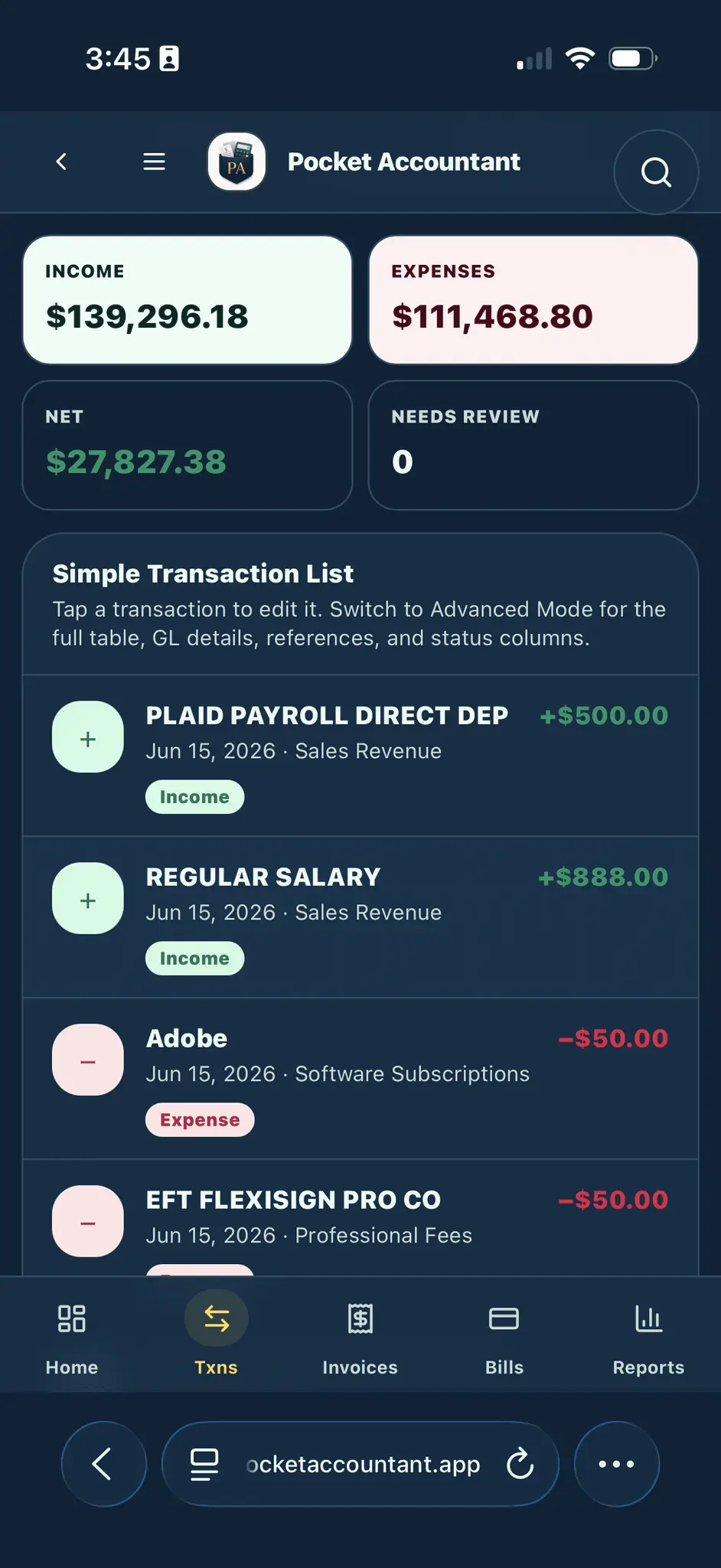 Screenshot 10 of Pocket Accountant