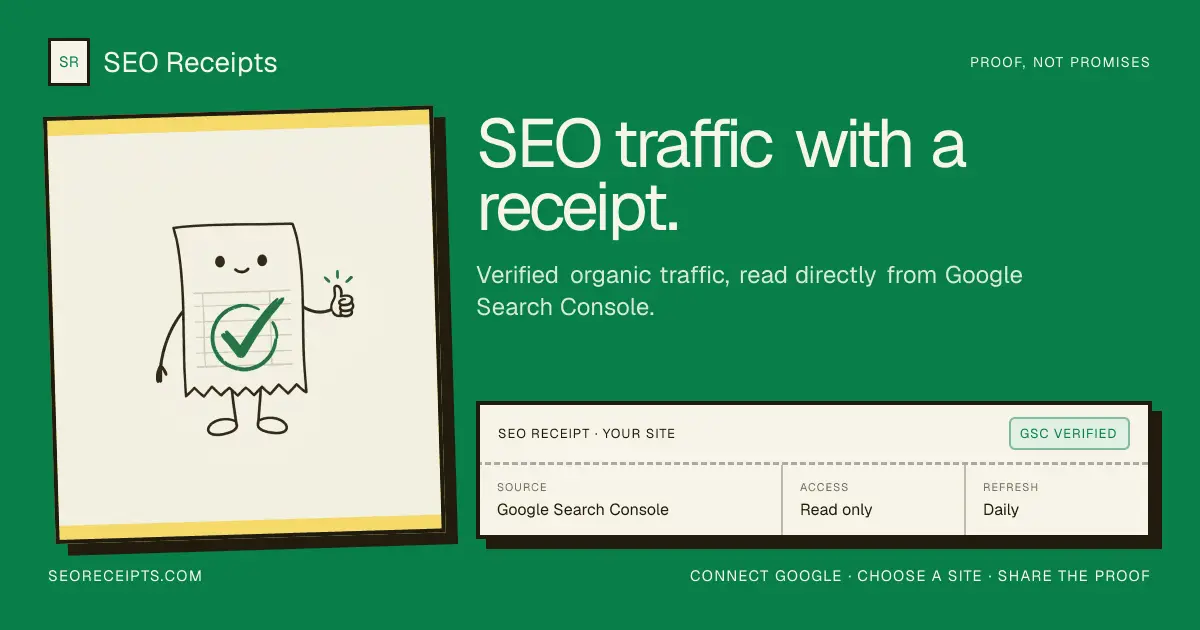 Screenshot 2 of SEO Receipts