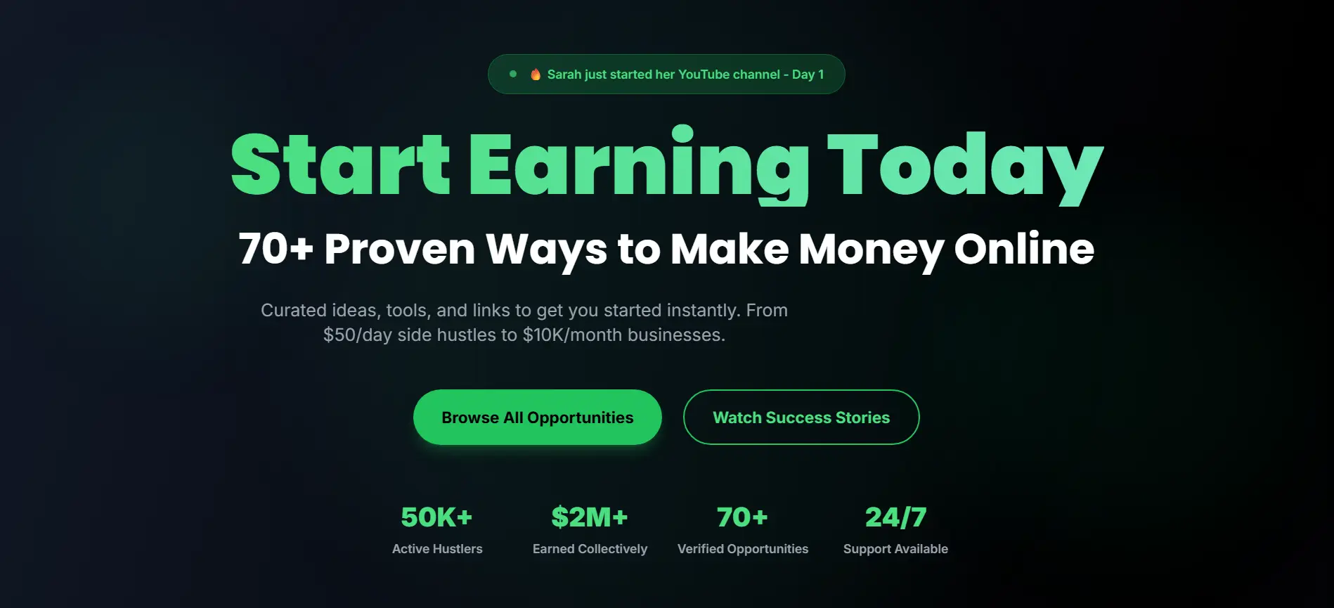 Screenshot 1 of 70+ Proven Ways to Make Money Online