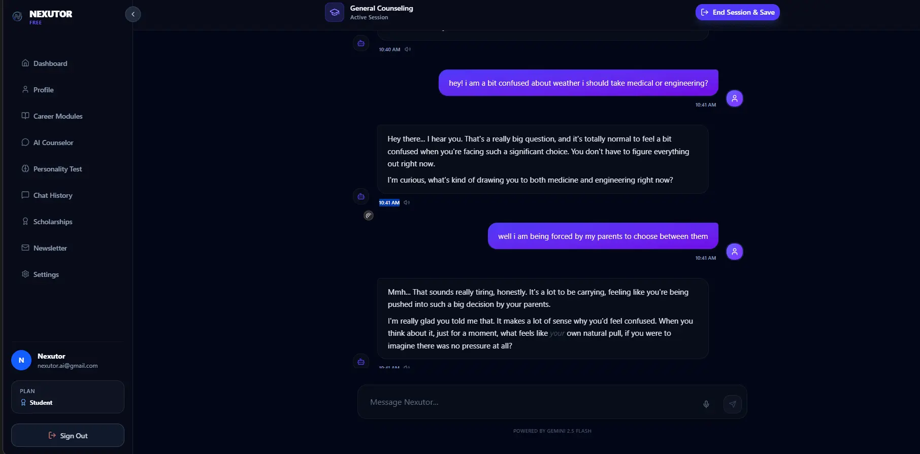 Screenshot 7 of Nexutor.AI