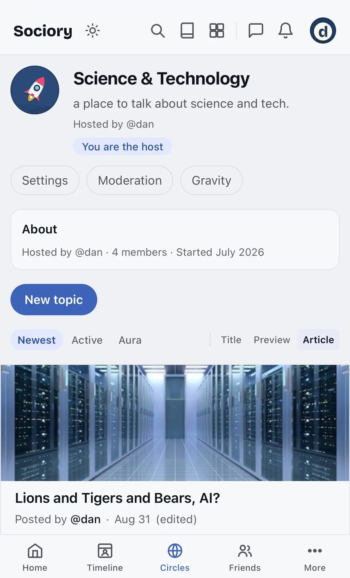 Screenshot 3 of Sociory